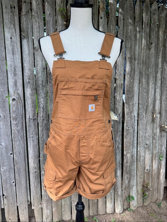 Carhartt Pants - Carhartt Brown Short Overalls Romper